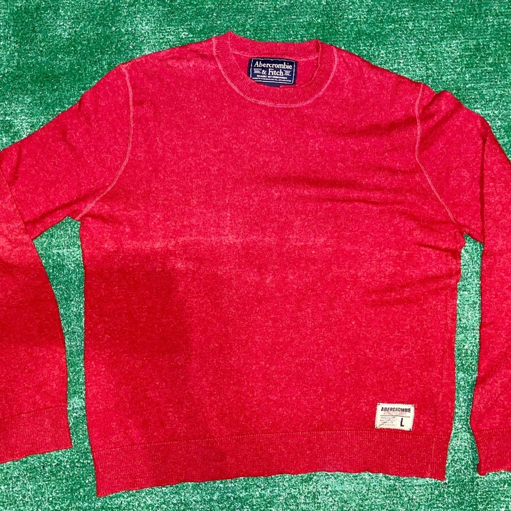 Vintage Abercrombie & Fitch Men's Cotton Sweater